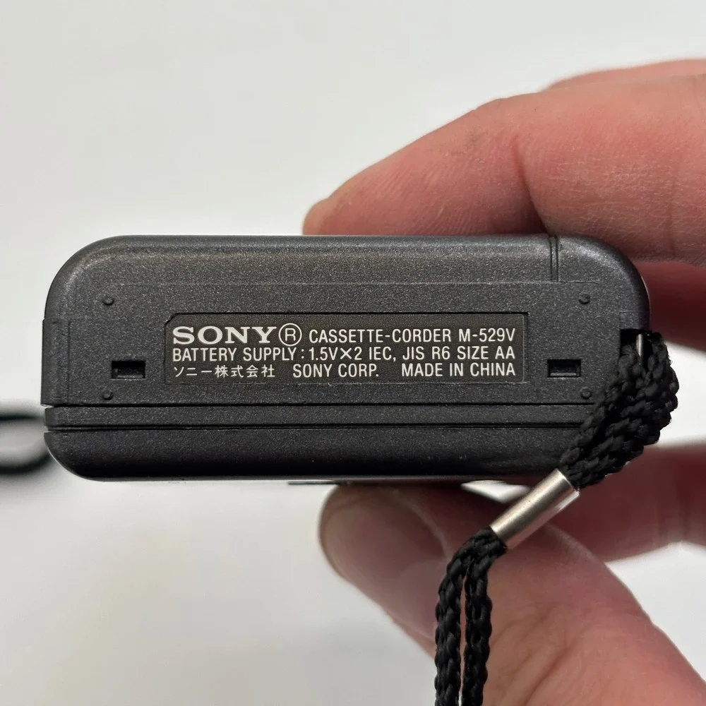 Sony M-529V Microcassette-Corder & TCM-S66V Cassette-Corder VOR Bundle FOR PARTS